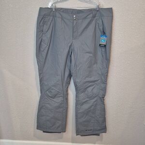 COLUMBIA Women's Size 3XL Modern Mountain 2.0 Insulated Ski Snow Pants Gray